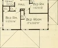 An illustration from Radford's combined house and barn plan book (1908)