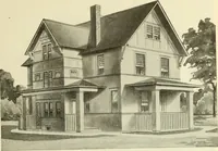 An illustration from Radford's combined house and barn plan book (1908)