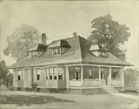 An illustration from Radford's combined house and barn plan book (1908)
