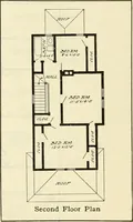 An illustration from Radford's combined house and barn plan book (1908)