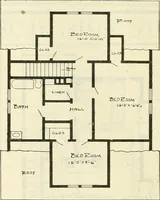 An illustration from Radford's combined house and barn plan book (1908)