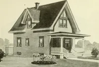An illustration from Radford's combined house and barn plan book (1908)