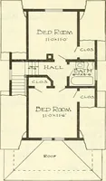 An illustration from Radford's combined house and barn plan book (1908)
