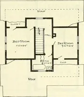 An illustration from Radford's combined house and barn plan book (1908)