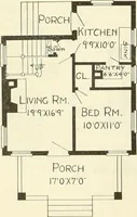 An illustration from Radford's combined house and barn plan book (1908)