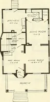 An illustration from Radford's combined house and barn plan book (1908)