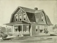 An illustration from Radford's combined house and barn plan book (1908)