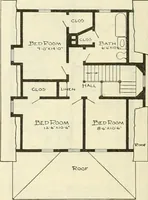 An illustration from Radford's combined house and barn plan book (1908)