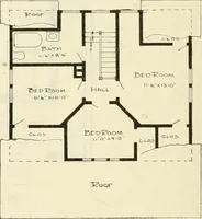 An illustration from Radford's combined house and barn plan book (1908)