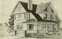 An illustration from Radford's combined house and barn plan book (1908)