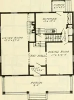 An illustration from Radford's combined house and barn plan book (1908)