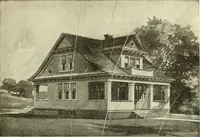 An illustration from Radford's combined house and barn plan book (1908)