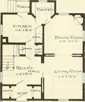 An illustration from Radford's combined house and barn plan book (1908)