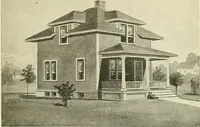 An illustration from Radford's combined house and barn plan book (1908)