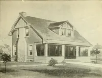 An illustration from Radford's combined house and barn plan book (1908)