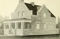 An illustration from Radford's combined house and barn plan book (1908)