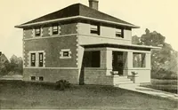 An illustration from Radford's combined house and barn plan book (1908)