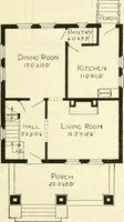An illustration from Radford's combined house and barn plan book (1908)