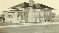 An illustration from Radford's combined house and barn plan book (1908)