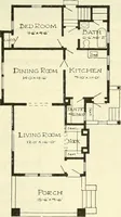 An illustration from Radford's combined house and barn plan book (1908)