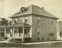 An illustration from Radford's combined house and barn plan book (1908)