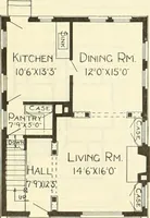 An illustration from Radford's combined house and barn plan book (1908)