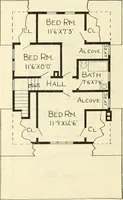 An illustration from Radford's combined house and barn plan book (1908)