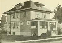 An illustration from Radford's combined house and barn plan book (1908)