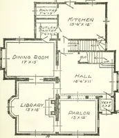 An illustration from Radford's cyclopedia of construction; carpentry, building and architecture. Based on the practical experience of a large staff of experts in actual constrcution work (1909)