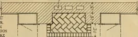An illustration from Radford’s portfolio of details of building construction; a remarkable and unique collection of full-page plates, accurately drawn and reproduced to exact scale. Complete details for every style of interior trim, including special built-in features. (1911)