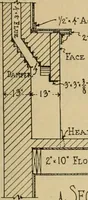 An illustration from Radford’s portfolio of details of building construction; a remarkable and unique collection of full-page plates, accurately drawn and reproduced to exact scale. Complete details for every style of interior trim, including special built-in features. (1911)