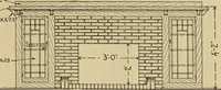 An illustration from Radford’s portfolio of details of building construction; a remarkable and unique collection of full-page plates, accurately drawn and reproduced to exact scale. Complete details for every style of interior trim, including special built-in features. (1911)