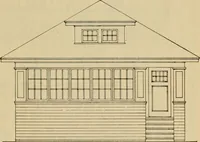 An illustration from Radford’s portfolio of details of building construction; a remarkable and unique collection of full-page plates, accurately drawn and reproduced to exact scale. Complete details for every style of interior trim, including special built-in features. (1911)