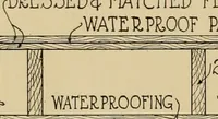 An illustration from Radford’s portfolio of details of building construction; a remarkable and unique collection of full-page plates, accurately drawn and reproduced to exact scale. Complete details for every style of interior trim, including special built-in features. (1911)