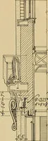 An illustration from Radford’s portfolio of details of building construction; a remarkable and unique collection of full-page plates, accurately drawn and reproduced to exact scale. Complete details for every style of interior trim, including special built-in features. (1911)