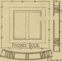 Picture 243 of 312 from Radford’s portfolio of details of building construction; a remarkable and unique collection of full-page plates, accurately drawn and reproduced to exact scale. Complete details for every style of interior trim, including special built-in features. (1911), leaf 127