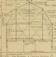 An illustration from Radford’s portfolio of details of building construction; a remarkable and unique collection of full-page plates, accurately drawn and reproduced to exact scale. Complete details for every style of interior trim, including special built-in features. (1911)