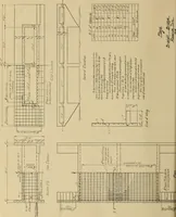 An illustration from Radford’s portfolio of details of building construction; a remarkable and unique collection of full-page plates, accurately drawn and reproduced to exact scale. Complete details for every style of interior trim, including special built-in features. (1911)