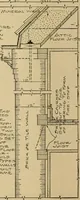 An illustration from Radford’s portfolio of details of building construction; a remarkable and unique collection of full-page plates, accurately drawn and reproduced to exact scale. Complete details for every style of interior trim, including special built-in features. (1911)