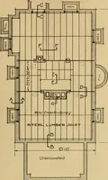 An illustration from Radford’s portfolio of details of building construction; a remarkable and unique collection of full-page plates, accurately drawn and reproduced to exact scale. Complete details for every style of interior trim, including special built-in features. (1911)