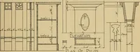 An illustration from Radford’s portfolio of details of building construction; a remarkable and unique collection of full-page plates, accurately drawn and reproduced to exact scale. Complete details for every style of interior trim, including special built-in features. (1911)