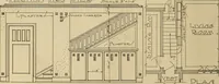 An illustration from Radford’s portfolio of details of building construction; a remarkable and unique collection of full-page plates, accurately drawn and reproduced to exact scale. Complete details for every style of interior trim, including special built-in features. (1911)