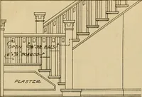 An illustration from Radford’s portfolio of details of building construction; a remarkable and unique collection of full-page plates, accurately drawn and reproduced to exact scale. Complete details for every style of interior trim, including special built-in features. (1911)