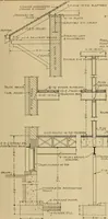 An illustration from Radford’s portfolio of details of building construction; a remarkable and unique collection of full-page plates, accurately drawn and reproduced to exact scale. Complete details for every style of interior trim, including special built-in features. (1911)