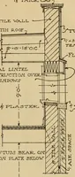 An illustration from Radford’s portfolio of details of building construction; a remarkable and unique collection of full-page plates, accurately drawn and reproduced to exact scale. Complete details for every style of interior trim, including special built-in features. (1911)