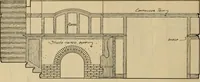 An illustration from Radford’s portfolio of details of building construction; a remarkable and unique collection of full-page plates, accurately drawn and reproduced to exact scale. Complete details for every style of interior trim, including special built-in features. (1911)