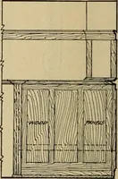 An illustration from Radford’s portfolio of details of building construction; a remarkable and unique collection of full-page plates, accurately drawn and reproduced to exact scale. Complete details for every style of interior trim, including special built-in features. (1911)