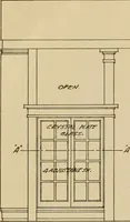 An illustration from Radford’s portfolio of details of building construction; a remarkable and unique collection of full-page plates, accurately drawn and reproduced to exact scale. Complete details for every style of interior trim, including special built-in features. (1911)