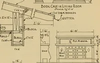 Picture 122 of 312 from Radford’s portfolio of details of building construction; a remarkable and unique collection of full-page plates, accurately drawn and reproduced to exact scale. Complete details for every style of interior trim, including special built-in features. (1911), leaf 66