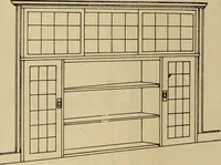 Picture 141 of 312 from Radford’s portfolio of details of building construction; a remarkable and unique collection of full-page plates, accurately drawn and reproduced to exact scale. Complete details for every style of interior trim, including special built-in features. (1911), leaf 75